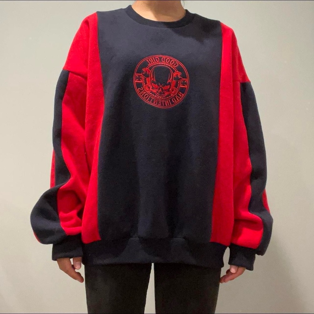 Red and Black Men's Sweater